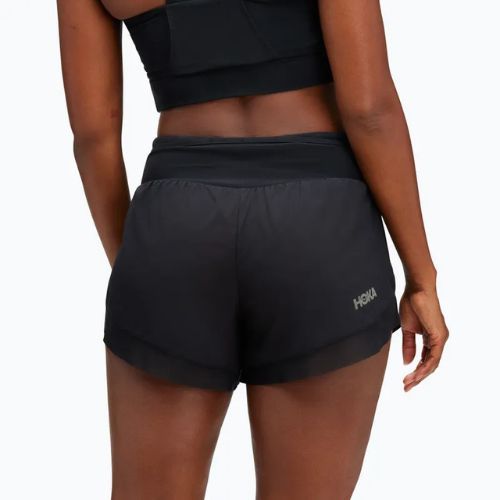 Women's running shorts HOKA Glide 4' black