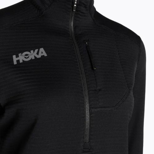 Women's running sweatshirt HOKA 1/2 Zip black