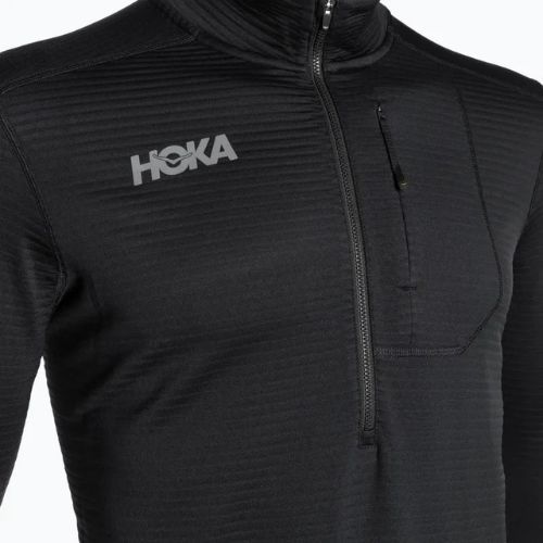Men's running sweatshirt HOKA 1/2 Zip black