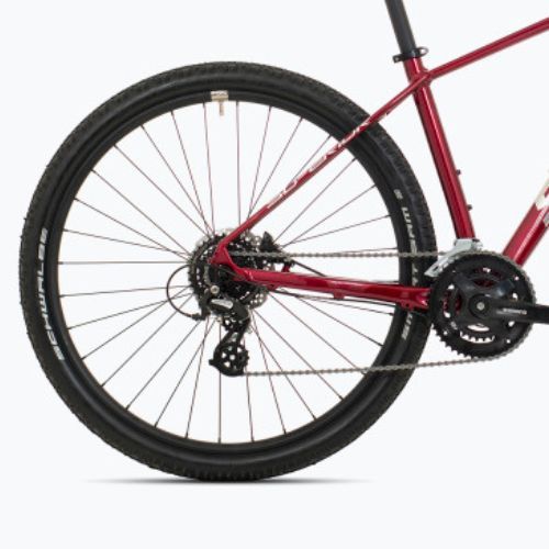 Superior XC 819 gloss dark red/silver mountain bike