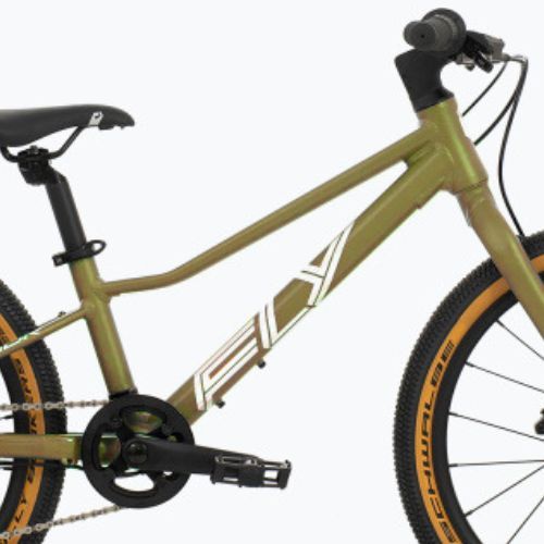 Children's bicycle Superior F.L.Y. 20 DB matte olive metallic/hologram chrome