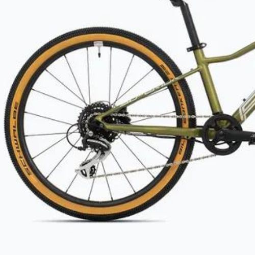 Children's bike Superior F.L.Y. 24 DB matte olive metallic/hologram chrome