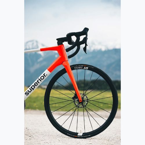 Superior X-ROAD 9.5 GF gloss grey/orange red road bike