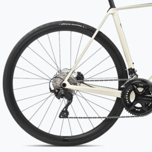 Orbea Orca M30 2024 ivory white/burgundy/vulcano road bike