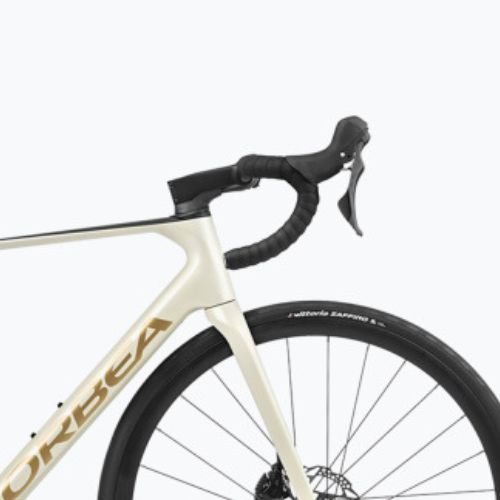 Orbea Orca M30 2024 ivory white/burgundy/vulcano road bike
