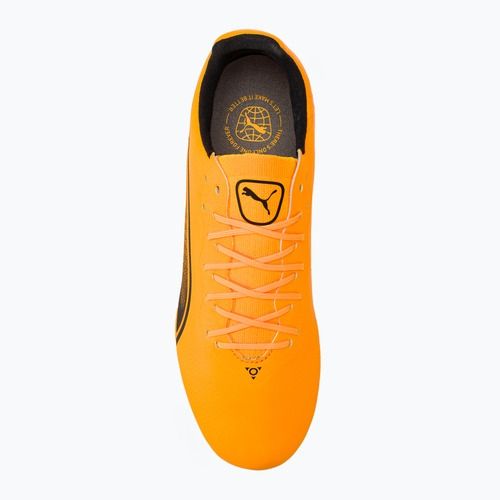 PUMA King Pro Fg/Ag sun stream/puma black/sunset glow football boots