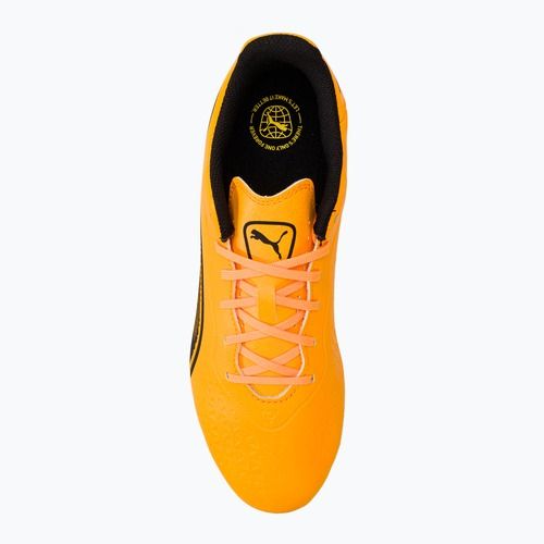 PUMA King Match Fg/Ag sun stream/puma black/sunset glow football boots