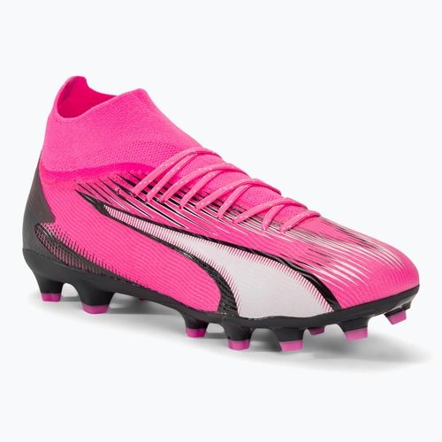 PUMA Ultra Pro FG/AG Jr poison pink/puma white/puma black children's football boots
