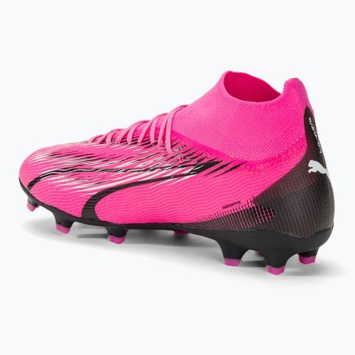 PUMA Ultra Pro FG/AG Jr poison pink/puma white/puma black children's football boots