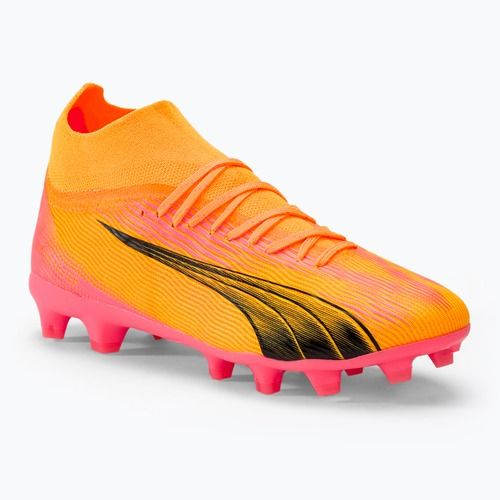PUMA Ultra Pro FG/AG Jr children's football boots sunset glow/puma black/sun stream