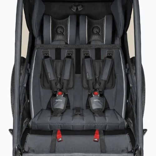 Qeridoo Kidgoo 2 bicycle trailer dark navy/blue