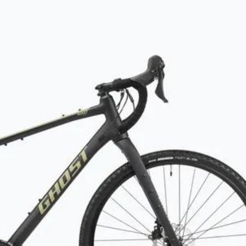 GHOST Asket Essential black/light kaki matt gravel bicycle