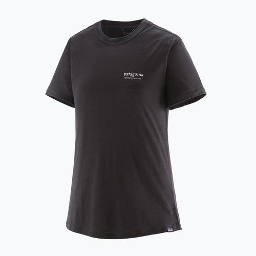 Women's Patagonia Cap Cool Merino Blend Graphic Shirt heritage header/black