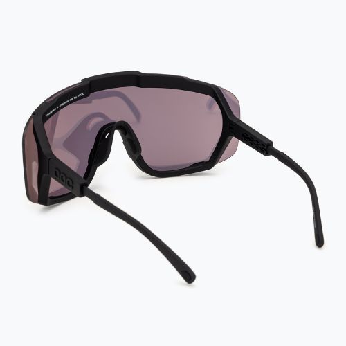 POC Devour uranium black/clarity road/partly sunny gold sunglasses