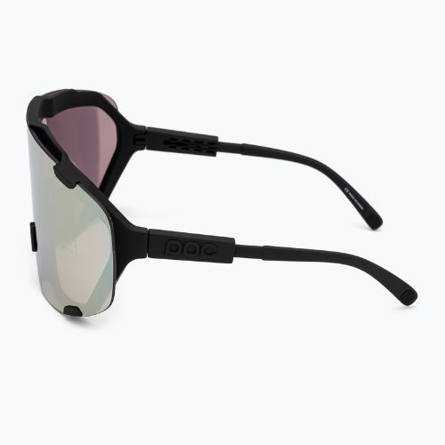 POC Devour uranium black/clarity road/partly sunny gold sunglasses