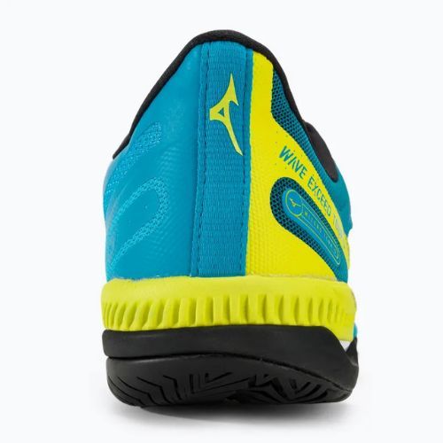 Men's tennis shoes Mizuno Wave Exceed Tour 5 AC is blue/bolt2 neon/black