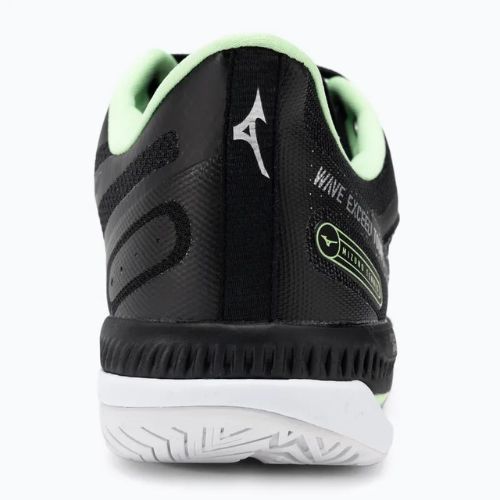 Men's tennis shoes Mizuno Wave Exceed Tour 5 AC black/silver/techno green