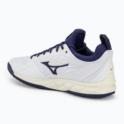 Men's volleyball shoes Mizuno Wave Luminous 2 white/blue ribbon/mpgold