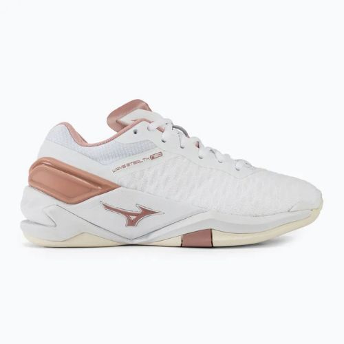 Women's handball shoes Mizuno Wave Stealth Neo white/rose/snow white