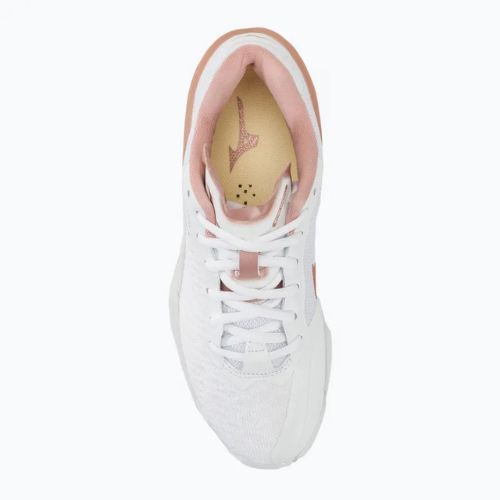 Women's handball shoes Mizuno Wave Stealth Neo white/rose/snow white