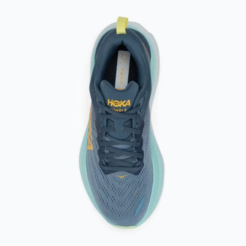 HOKA Bondi 8 real teal/shadow men's running shoes