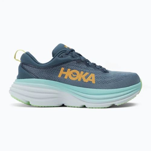 HOKA Bondi 8 real teal/shadow men's running shoes