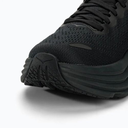 Women's running shoes HOKA Bondi 8 black/black