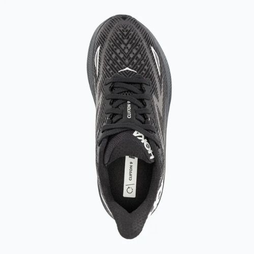 Women's running shoes HOKA Clifton 9 Wide black/white