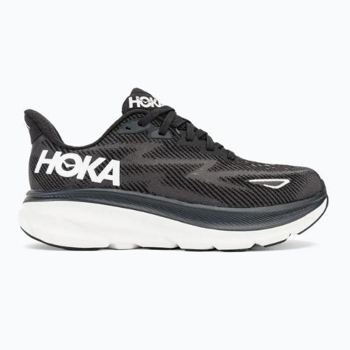 Women's running shoes HOKA Clifton 9 Wide black/white