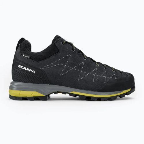 Men's SCARPA Zodiac GTX anthracite/sulphur approach shoes