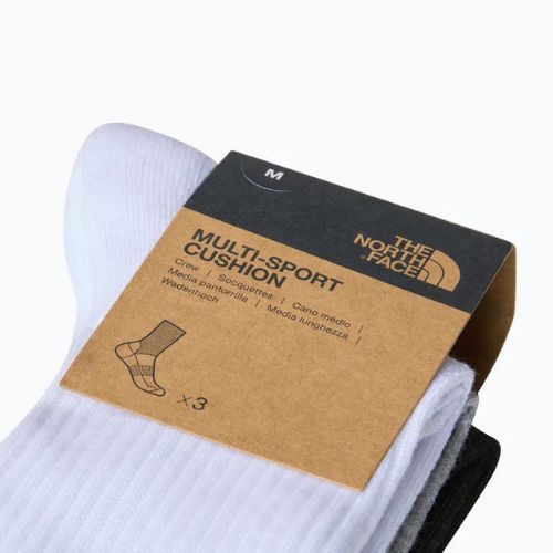 The North Face Multi Sport Cush Crew Sock 3pair trekking socks black assorted