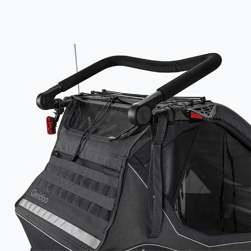 Qeridoo Kidgoo 1 bicycle trailer dark steel grey