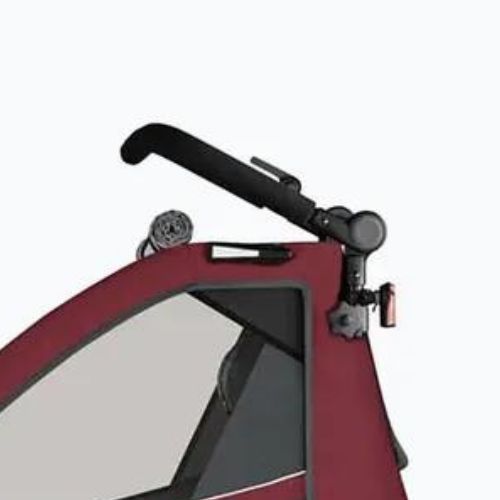Qeridoo Sportrex 2 bicycle trailer cayenne red