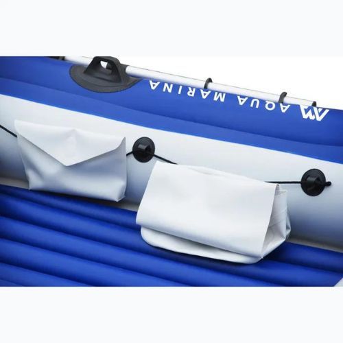 Aqua Marina Wildriver blue 3-person pontoon with motor