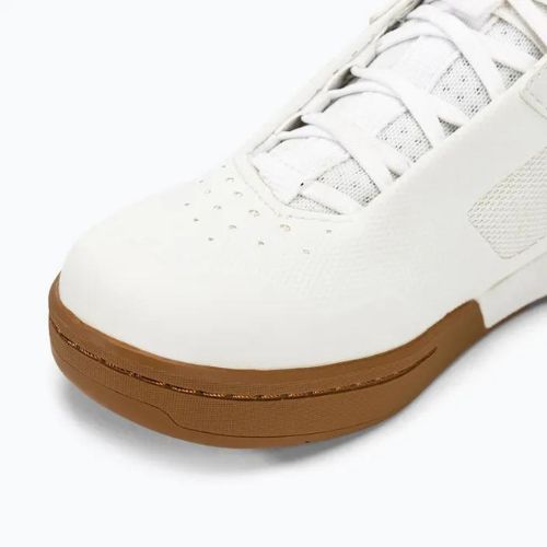Crankbrothers Stamp Lace white/white/gum outsole platform cycling shoes