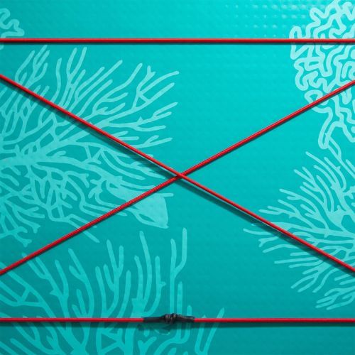 SUP ABSTRACT Coral 10'6'' topaz board