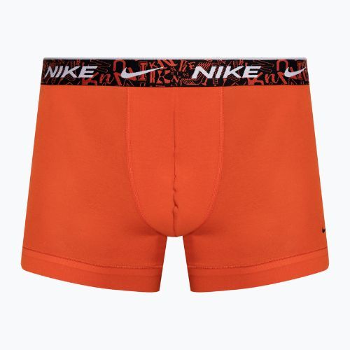 Men's Nike Everyday Cotton Stretch Trunk boxer shorts 3 pairs red/aquarius blue/stadium green