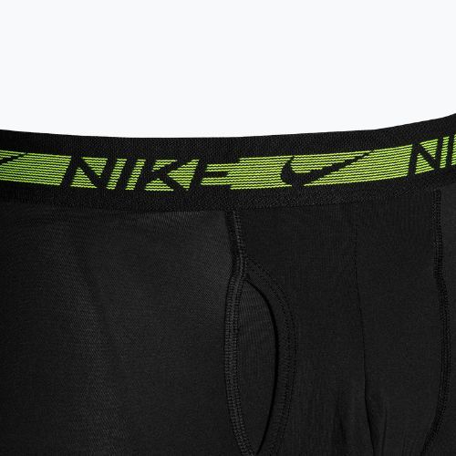 Men's boxer shorts Nike Dri-FIT Ultra Stretch Micro Trunk 3 pairs black/volt/blue/red