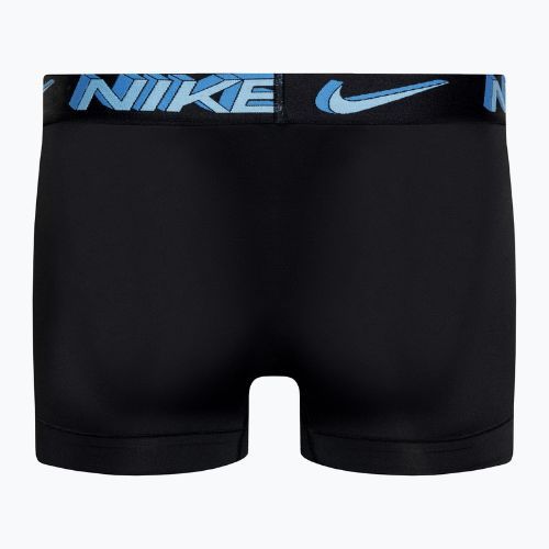 Nike Dri-Fit Essential Micro Trunk men's boxer shorts 3 pairs stadium green/pink rise/black 3d