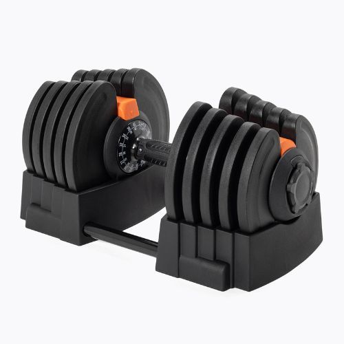 Dumbbell/ barbell 2-in-1 TREXO TRX-ABD40 1-40 kg black/orange