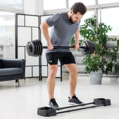 Dumbbell/ barbell 2-in-1 XTREXO TRX-ABD40 1-40 kg black/orange