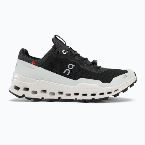 Women's On Cloudultra black/white running shoes