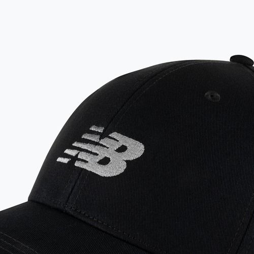 New Balance 6 Panel Structured Snapback cap black