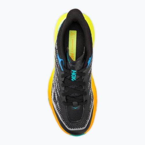 Women's running shoes HOKA Speedgoat 5 black/evening primrose