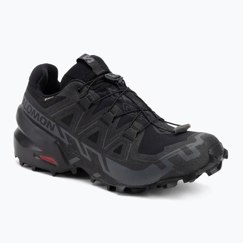 Women's running shoes Salomon Speedcross 6 GTX black/black/phan