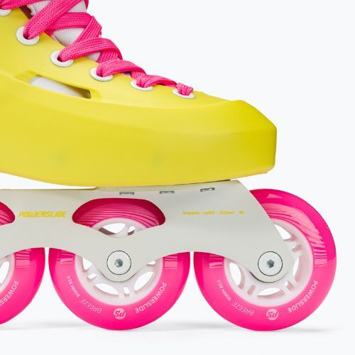 Powerslide women's roller skates Zoom neon yellow