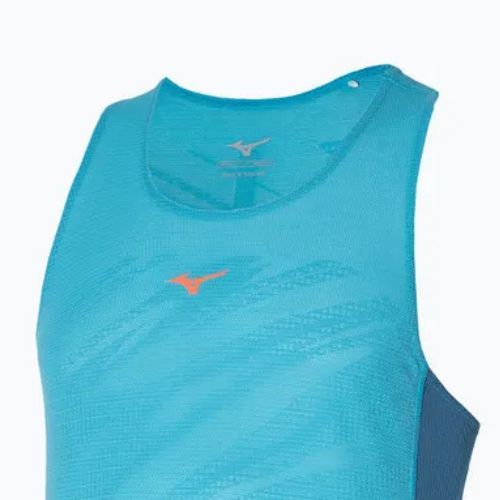 Men's running tank top Mizuno Aero Tank maui blue
