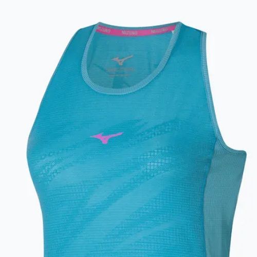 Women's running tank top Mizuno Aero Tank maui blue