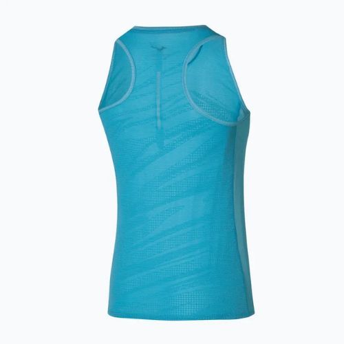 Women's running tank top Mizuno Aero Tank maui blue