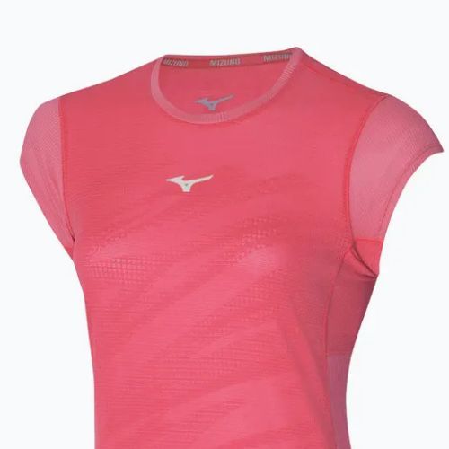 Women's running shirt Mizuno Aero Tee sunkissed coral